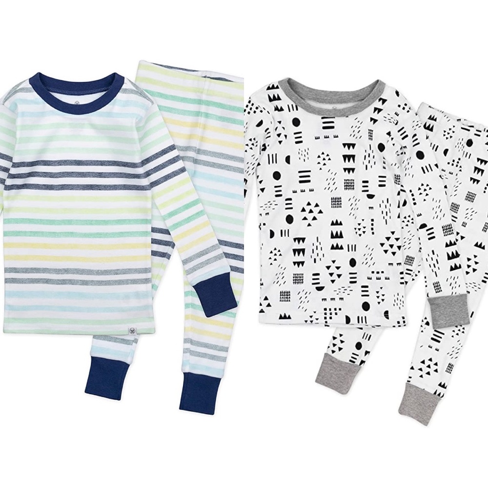 Honest Baby Toddler Snug Fit Pajama Set 5T bundle (2)